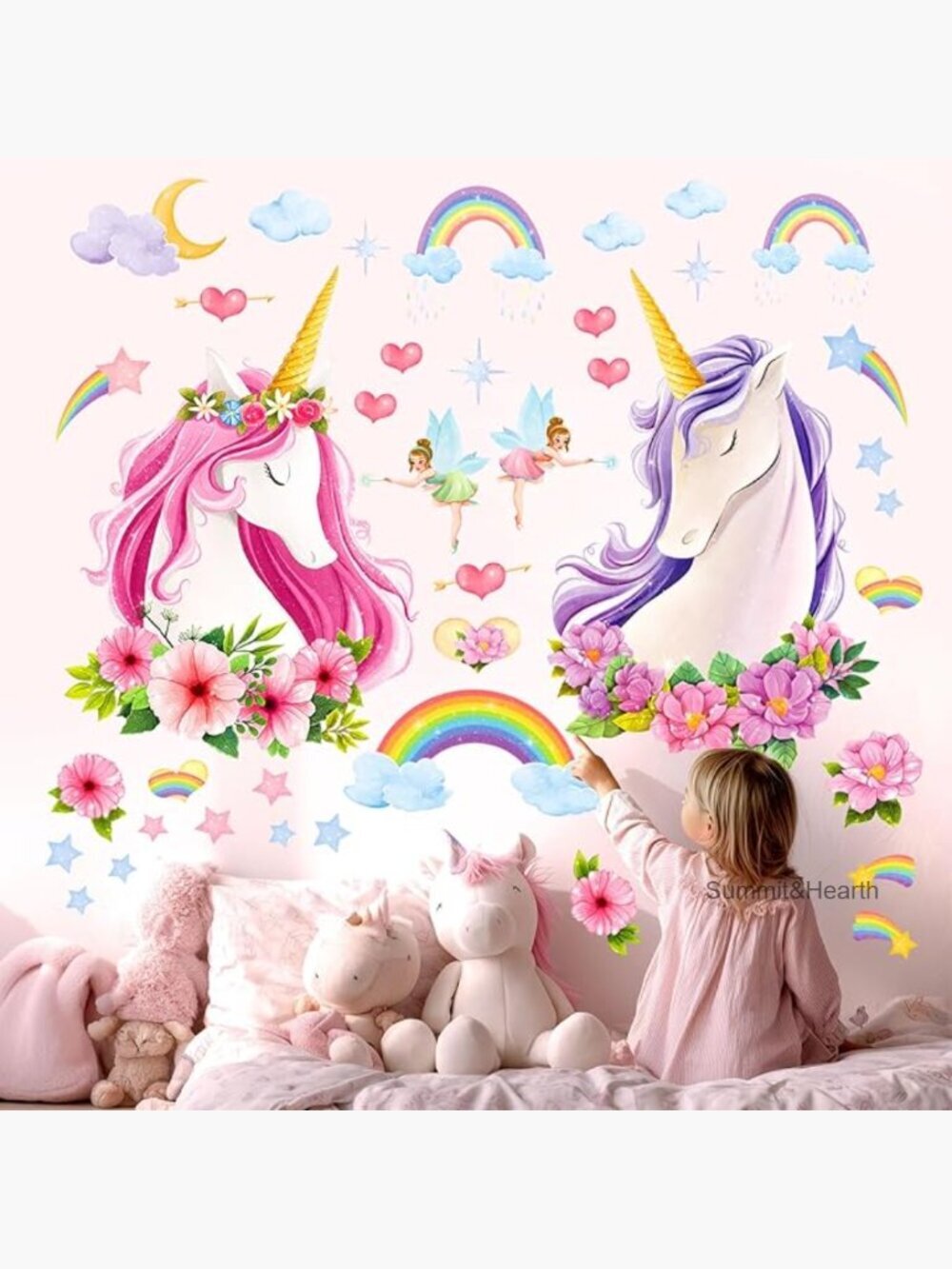 Removable Vinyl Wall Stickers for Kids Room Nursery Decor